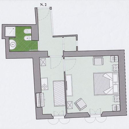 Hotel Gregoriana Řím Pokoj fotografie